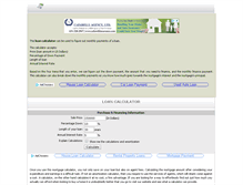 Tablet Screenshot of calculator-loan.info